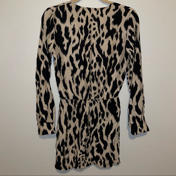 Parker Leopard Print Silk Dress - Picture 2 of 7